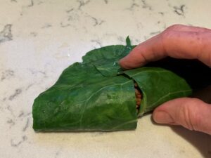 Roll burrito style!