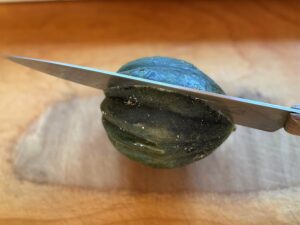 Easy to cut squash if you microwave it first.