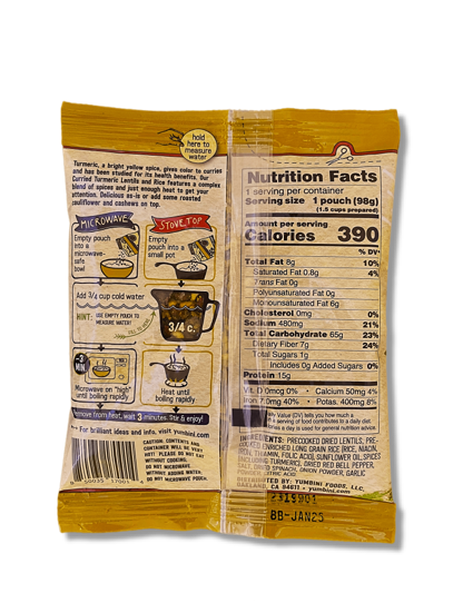 Yummy, healthy, fast quick meal, shows appearance of retail package