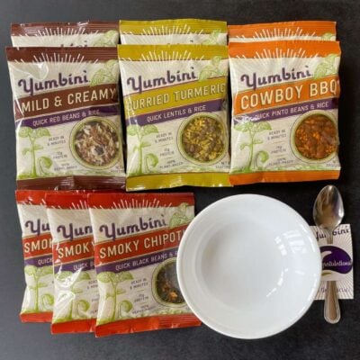 Bean & Rice Gift Pack, 9 pkg plus bowl and spoon