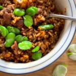 Yumbini is the perfect base for any type of vegetable for a nutritious quick meal.
