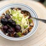 Lots of interesting flavor combinations are possible with Yumbini - prep the toppings while the Yumbini cooks - six minutes total start to finish!
