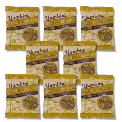 Curried Turmeric Lentils & Rice, 8 pack