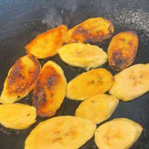 Plantains are delicous with quick easy Yumbini beans and rice!