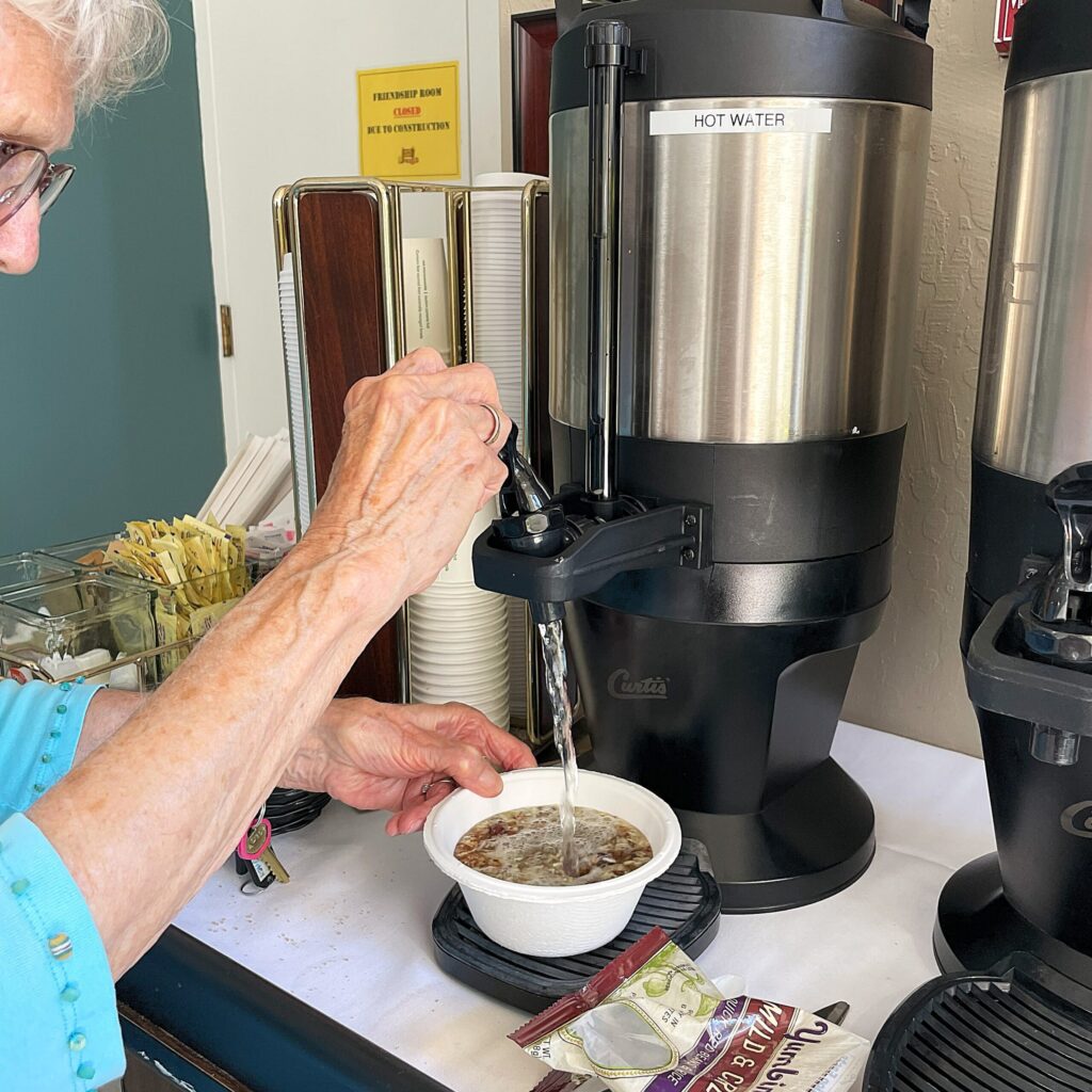 You can make Yumbini using hot water for tea or other beverages.