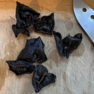Wood ear mushrooms are a new adventure - try it!