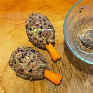Make your friends laugh at these drumsticks made from beans and rice, after all food should be fun!