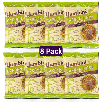 Garden Herb NO SALT ADDED Pinto Beans and Rice, 8 pack
